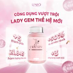 Viên uống nội tiết tố Lady Gem giúp cân bằng nội tiết, hỗ trợ tăng size vòng 1
