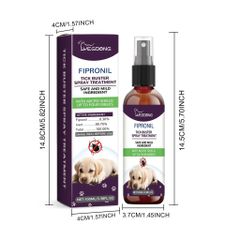 Xịt ve rận bọ chét cho chó mèo chai lớn 100ml siêu tiết kiệm