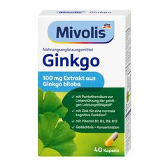 Bổ não Mivolis Ginkgo 100mg Đức 40 viên