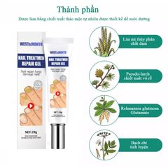 Kem nấm móng móng tay chăm sóc Nấm móng tay 20g Cải thiện vết nứt móng tay giảm nhiễm nấm kích thích mọc