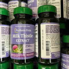 Bổ gan Puritan's Pride Milk Thistle Extract 1000mg USA 90 viên