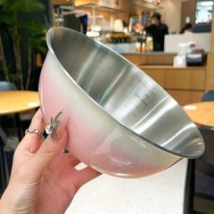 Bộ 3 thau inox màu sắc (TH129)