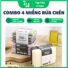 Combo 4 miếng rửa chén (TH133)