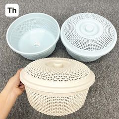Rổ tròn chấm bi Việt Nhật (Màu ngẫu nhiên) (TH136)
