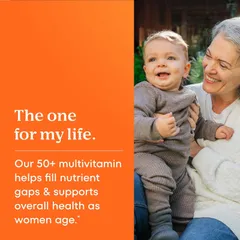 Vitamin Tổng Hợp One A Day Women’s 50+ Tăng Cường Sức Khỏe Phụ Nữ Trên 50 Tuổi, Hỗ Trợ Tim Mạch, Xương Khớp - 200 Viên