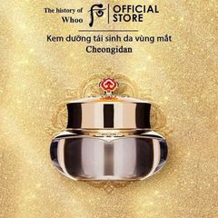 Set Kem Dưỡng Mắt Tái Sinh The history of Whoo Cheongidan Radiant Regenerating Eye Cream 5ml x 5