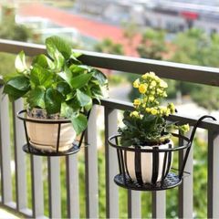 Giỏ sắt treo hoa ban công – hàng dày (TH144)