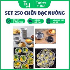 Set 250 chén bạc nướng thức ăn (TH149)
