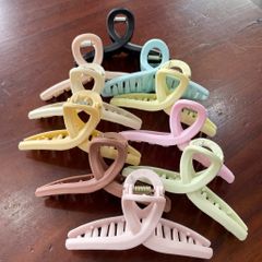 Kẹp Tóc Càng Cua Pastel Basic – Kẹp Tóc Nhựa Màu Nhẹ Nhàng Hàn Quốc