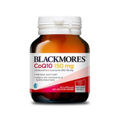 Viên uống Blackmores CoQ10 150Mg - Hỗ trợ tim mạch, tăng cường năng lượng, 30 viên, sản phẩm chính hãng từ Úc.
