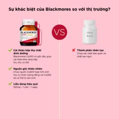 Viên uống Blackmores CoQ10 150Mg - Hỗ trợ tim mạch, tăng cường năng lượng, 30 viên, sản phẩm chính hãng từ Úc.