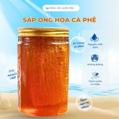 1KG Sáp Ong Hoa Cà Phê Nguyên Chất 100% Tự Nhiên Không Đường Tăng Đề Kháng Nhai Trực Tiếp