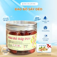 500GR Ô mai đào bổ sấy dẻo chuẩn vị chua ngọt tự nhiên - món ăn vặt siêu ngon phải thử