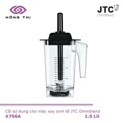 Combo máy xay công nghiệp TM-800A và cối phụ 1.5L JTC OmniBlend (1 thân máy + 2 cối) - Nhập Khẩu Chính Hãng
