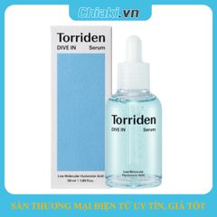 Serum Torriden Dive-In 50ml - Serum Cấp Nước Phục Hồi Da, Dưỡng Ẩm Sâu, Cho Làn Da Căng Bóng, Mềm Mịn, Phù Hợp Với Mọi Loại Da
