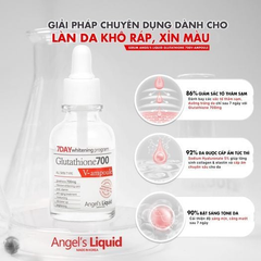 Huyết Thanh Dưỡng Trắng Da 7day Whitening Program Glutathione 700mg - Serum Angel's Liquid, Dưỡng Sáng Mịn, Chống Nám, Nếp Nhăn