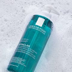 Gel Rửa Mặt & Tắm La Roche-Posay Effaclar - Sữa Rửa Mặt 2 Trong 1 Cho Da Dầu, Giảm Mụn Hữu Hiệu, Dung Tích 400ml