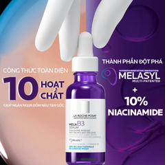 Serum La Roche Posay Mela B3 - Dưỡng sáng da, giảm thâm nám với Melasyl™ và Niacinamide, phù hợp mọi loại da, lọ 30ml