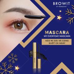 Chuốt Mi Browit 5.5g - Mascara Kéo Dài và Cong Mi Dạng Đầu Lược Chống Nước, Giúp Mi Dài Cong Tự Nhiên Suốt Cả Ngày