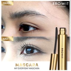 Chuốt Mi Browit 5.5g - Mascara Kéo Dài và Cong Mi Dạng Đầu Lược Chống Nước, Giúp Mi Dài Cong Tự Nhiên Suốt Cả Ngày