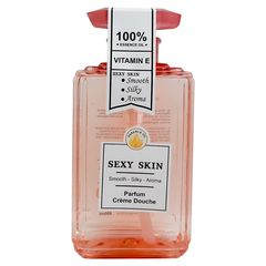 Sữa Tắm Nước Hoa Dưỡng Da Sexy Skin Vitamin E - Giúp Sáng Mịn, Thơm Lâu, Chống Oxy Hóa Cho Mọi Loại Da 600ml