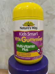 Kẹo dẻo rau củ Nature’s Way Kids Smart Multivitamin Plus 60 viên - Úc
