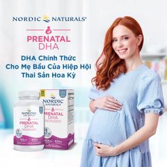 DHA Prenatal Nordic Naturals bổ sung DHA cho mẹ bầu của Mỹ