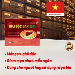 Giải Độc Gan KGA - Giúp thanh nhiệt, giải nhiệt, giải độc, mát gan - Hộp 30 viên