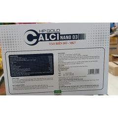 Viên Uống Calci Nano D3 Tảo Biển Đỏ MK2 (hộp 2lọ 60 viên)