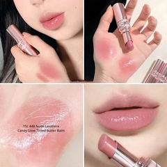  Set 2 Son Dưỡng Yves Saint Laurent YSL Candy Glow - Nude Lavalliere & Pink Sunrise - Chính Hãng, Ẩm Mượt, Sang Trọng, Quà Tặng Tuyệt Vời