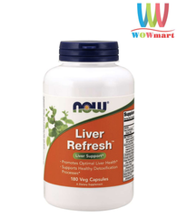 Viên uống giúp thải độc và hỗ trợ gan Now Liver Refresh 180 viên