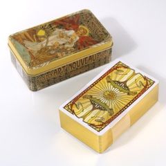 Bộ Golden Art Nouveau Tarot hộp sắt B408