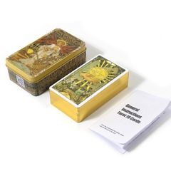 Bộ Golden Art Nouveau Tarot hộp sắt B408