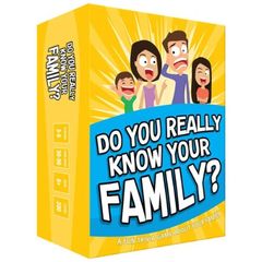 Bộ bài Do You Really Know Your Family cho gia đình, trò chơi boardgame giải trí vui nhộn