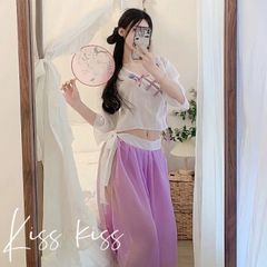 Đồ hóa trang cosplay cổ trang trung quốc thôn nữ sexy xuyên thấu quyến rũ gợi cảm