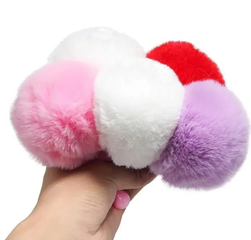 Đuôi thỏ cosplay hóa trang kim loại bunny girl có đầu gắn trực tiếp nhân tạo dễ thương làm móc khóa, kẹp tóc mềm mại, dễ gắn cho nữ