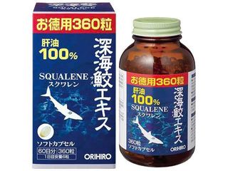 Squalene Orihiro 360 viên – Viên uống dầu gan cá của Nhật