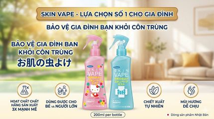 Xịt chống muỗi và con trùng Skin Vape 200ml Nhật Bản