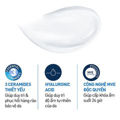 (Chính hãng) Kem Dưỡng Ẩm Cerave Cho Da Khô - Giúp Cấp Ẩm & Phục Hồi Da, Chứa Ceramide & Axit Hyaluronic 454g nhập khẩu