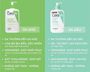 Sữa rửa mặt sạch sâu dành cho da dầu Cerave 473ML Chính Hãng