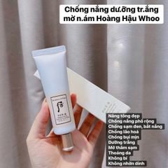Kem Chống Nắng Whoo Trắng 50ml – Best Seller Nhà Whoo