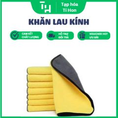 Khăn Lau Kính Siêu Thấm Hút Vàng (TH182)