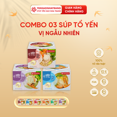 Combo 3 Súp Tổ Yến - vị ngẫu nhiên (C1)