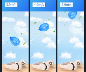 Quạt đeo cổ Mini Tích Điện Không Cánh Tiện Lợi 