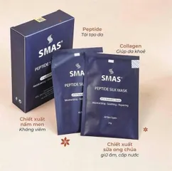 Mặt nạ Smas peptide silk mask 24H 25g – dưỡng da, hỗ trợ phục hồi