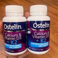 Calcium & Vitamin D3 + K2 Ostelin Úc 60 viên