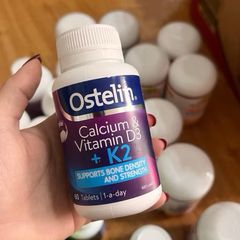 Calcium & Vitamin D3 + K2 Ostelin Úc 60 viên