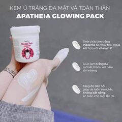 Kem ủ trắng Apatheia Glowing Pack Bae World Japan 500g