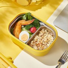 Hộp cơm giữ nhiệt nắp trong (Họa tiết ngẫu nhiên) (TH186)