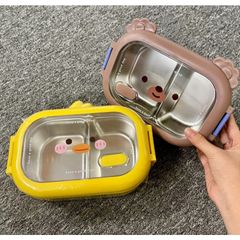 Hộp cơm giữ nhiệt nắp trong (Họa tiết ngẫu nhiên) (TH186)